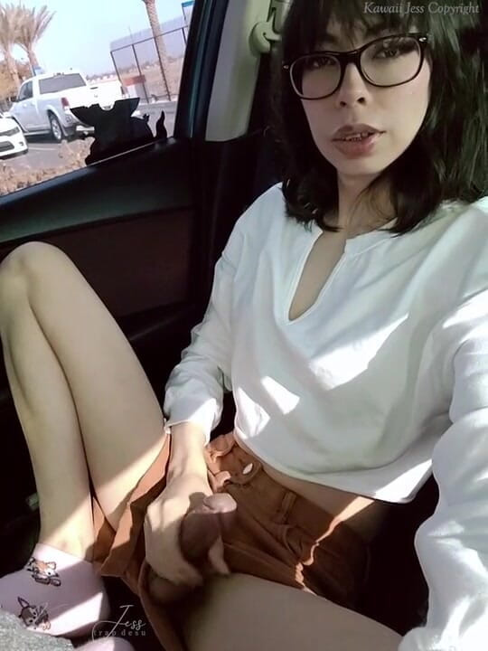 Kawaii Jess: Stroking myself inside my car full version