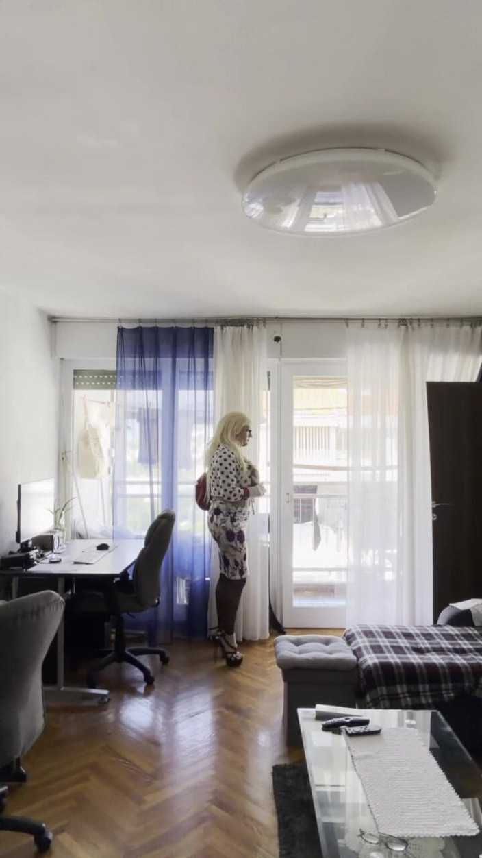 shipcrossdresserman: Pearl Vanesa Showing Her Body in Her Home Wearing Lovely...
