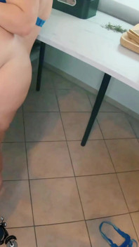 부엌에서 임신한 아침 섹스!