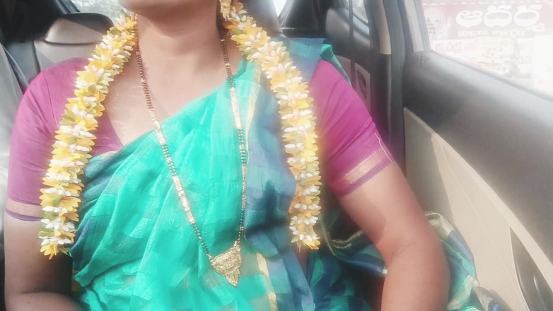 Telugu honey lips: Ayah tiri yang marah besar ngomong jorok di dalam mobil...