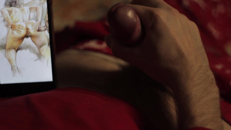 ironlot8: その男性は女性のお尻のヴィンテージの絵を見て興奮しました