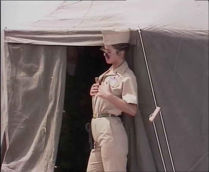 Vintage Climax: Hot army girls fucked in the woods