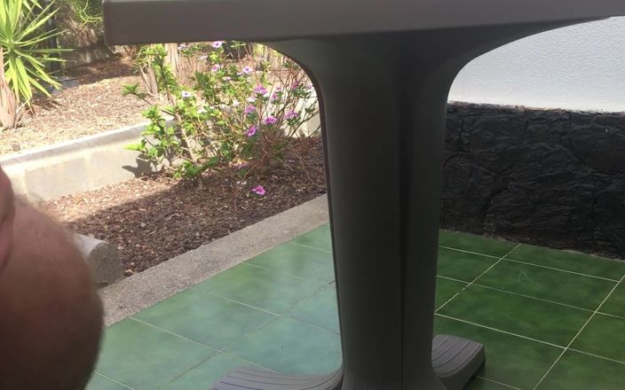 Double-Dutchies: Gran Canaria - naakt zuigen op ons terras - elkaar voeden