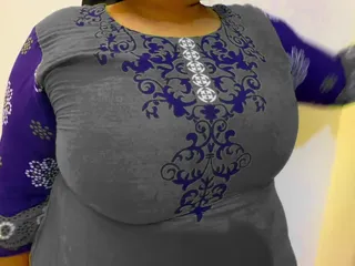 Desi Sexy Huge Ass & Big Tits Mother-in-law While Cleaning Room, Son-in-law Gets Hot Then Fucks Her