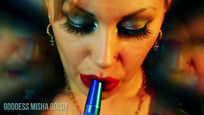 Goddess Misha Goldy: Завораживающая осушающая кошелька! Мои губы владеют тобой и твоим бумажником!