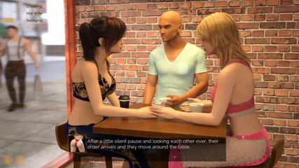 Dirty GamesXxX: Gelukkig huwelijk: interraciaal, vrouw trekt haar man dubbel af met...
