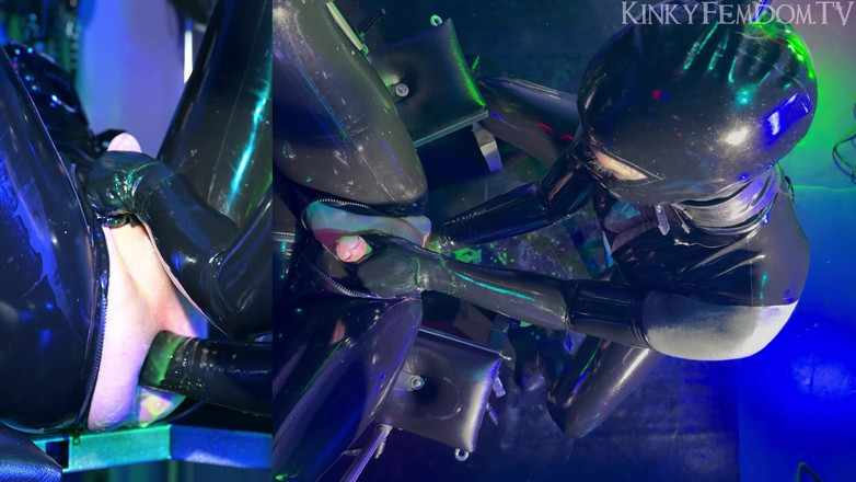 KinkyFemdomTV: Schwere gummi-doppelfisting vögelauge 1080p ft herrin lunatika