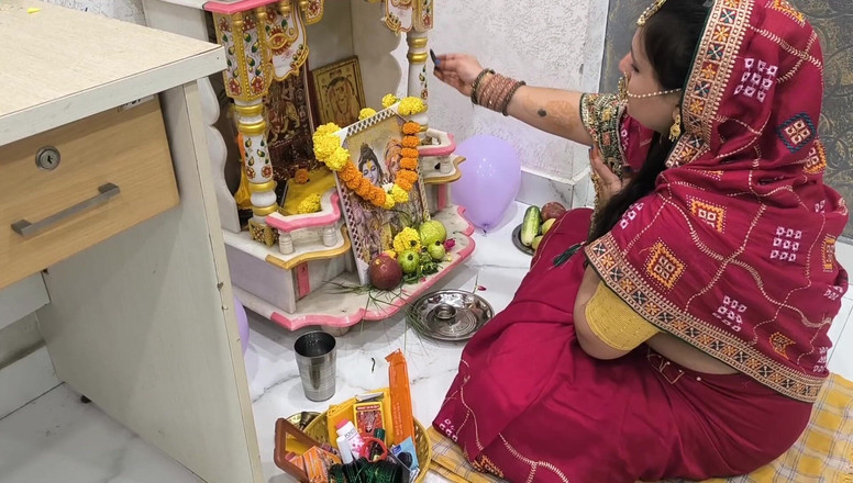 Desi chudai hub: Празднование фестиваля Hartalika Teej