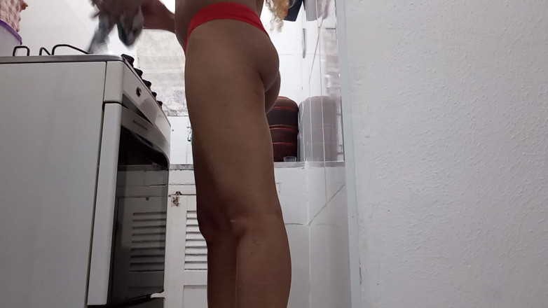 AngelMature: MILF Cleaning the House Scene 1