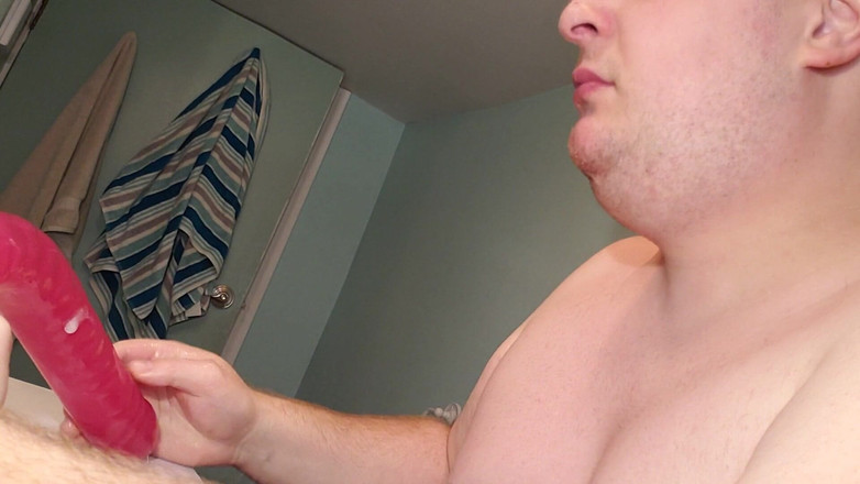 Charlieboy69: Đút sâu vào họng con cu giả đôi 18 inch