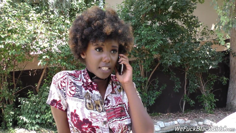 We Fuck Black Girls: Ebony Daizy Cooper fucks huge wite dick