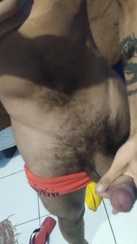 Cumming in the Mirror