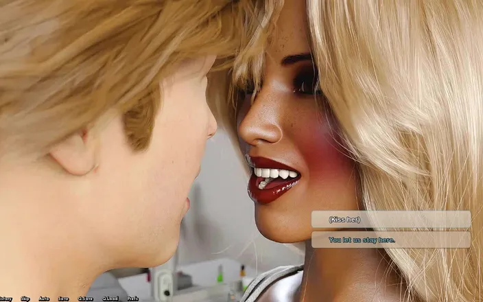 Dirty GamesXxX: Welcome to free will: his first kiss with this sexy...