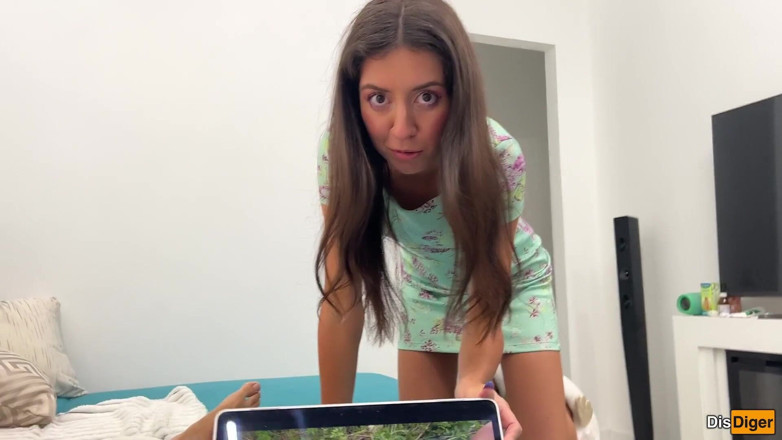 Dis Diger: My Stepmom Caught Me Jerking off and Rode My Dick,...
