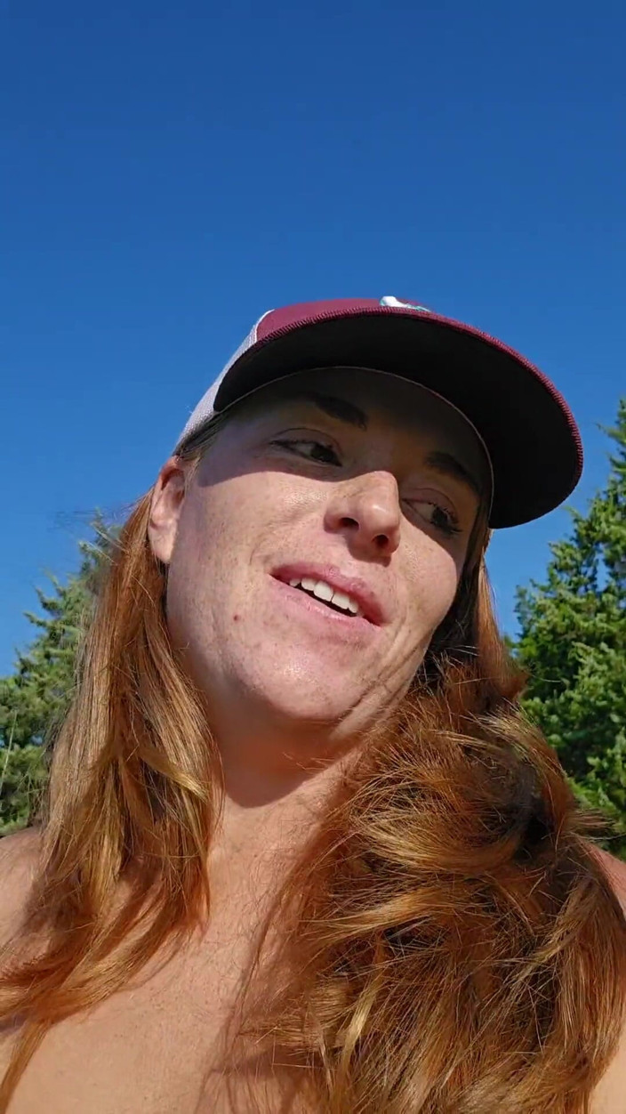 NaughtyRedFarmgirl: Redhead Grinds Feet Squirting and Fucking Ass
