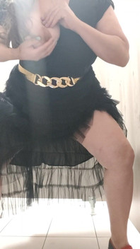 En el baño del thater