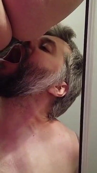 Girl Pisses Directly Into Man's Mouth in the Shower
