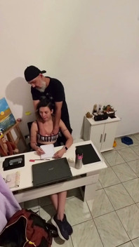 Fucking His Stepdaughter Until He Ejaculates All Over Her.