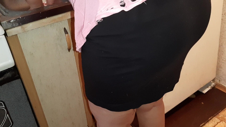 Lesbian-illusion: My Hot Stepmom in a Miniskirt Doesn't Even Know That...