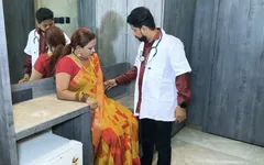 A mulher foi ao médico porque não podia engravidar.