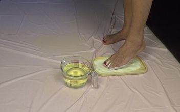 Golden Shower. Foot Fetish and Food Games.