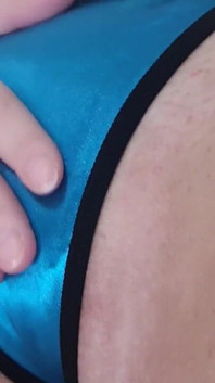 This Pussy Against This Satin Thong Feels so Good, It's Makes My Pussy Juice Seep Through Them I Get That Wet