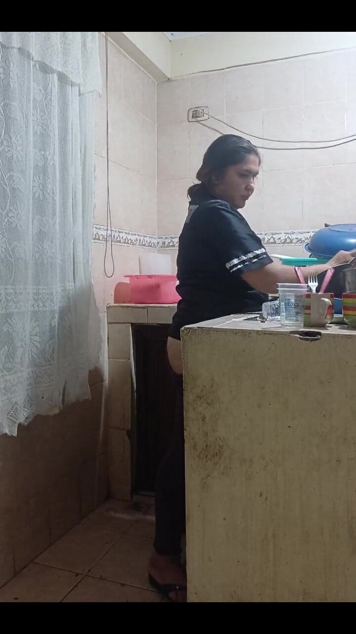 E-Alfa: Donna messicana che fa sesso anale in cucina, sbrigati il...