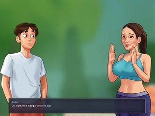 Miss Kitty 2K: Summertimesaga nuốt huyết thanh của tôi, giáo viên- phần 135