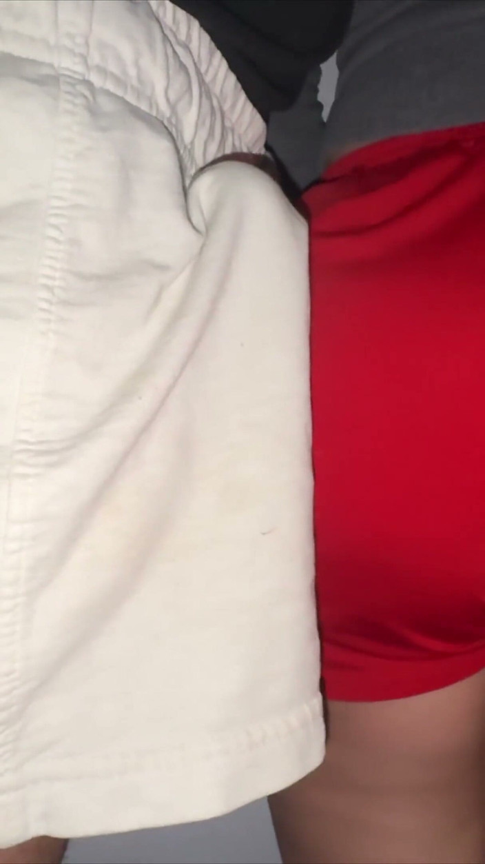CoupleOfHotSins: Big-assed Woman Touches the Erect Cock of a Stranger.