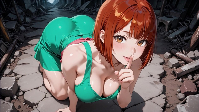Tay Swift X: Redhead Anime Girl Fucked Hard in Ruined Factory - Dripping Cum...