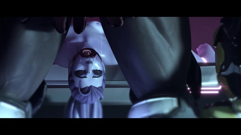 Velvixian 3D: Widowmaker đào tạo đút sâu vào họng