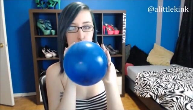 Miss Faith Rae: Balloon blowing