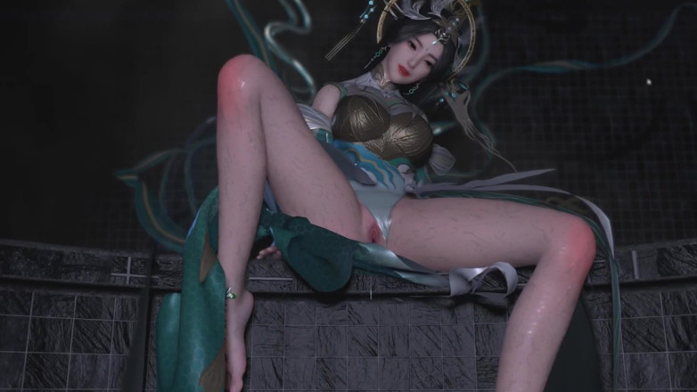 Why fuck so hard: 3D tesão puta cosplay bebê provocando o pau grande para...