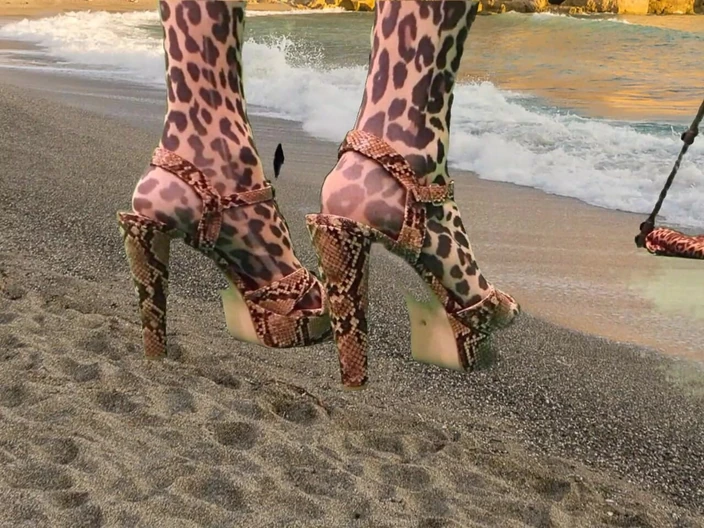 Mrs Samantha: Leopard Lady Dress and Strip