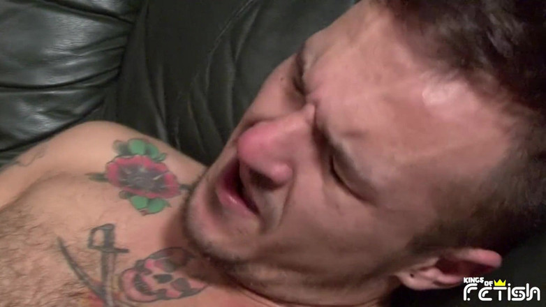 Gay Diaries: Tattooed guy gets asshole screwed in bareback style by his...