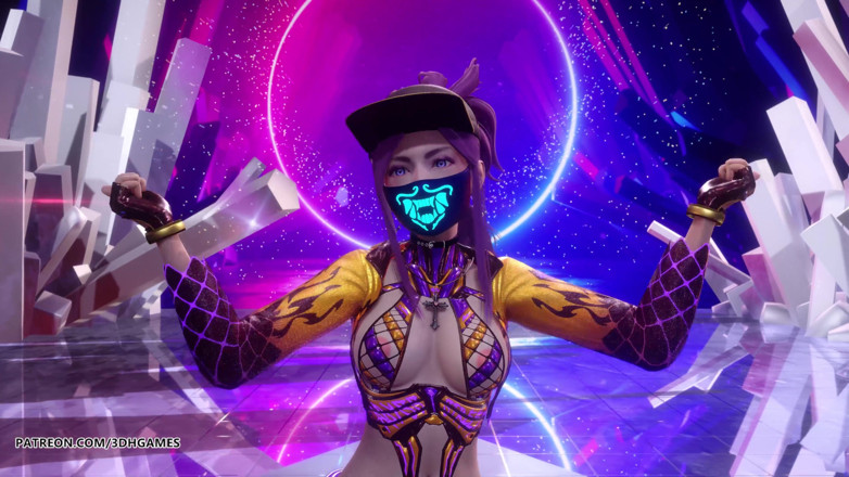 3D-Hentai Games: [MMD] (G) I-DLE - Tomboy striptease Ahri Akali Evelynn Kaisa - Liga de...