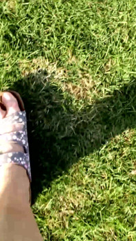 Bare Feet in Slippers