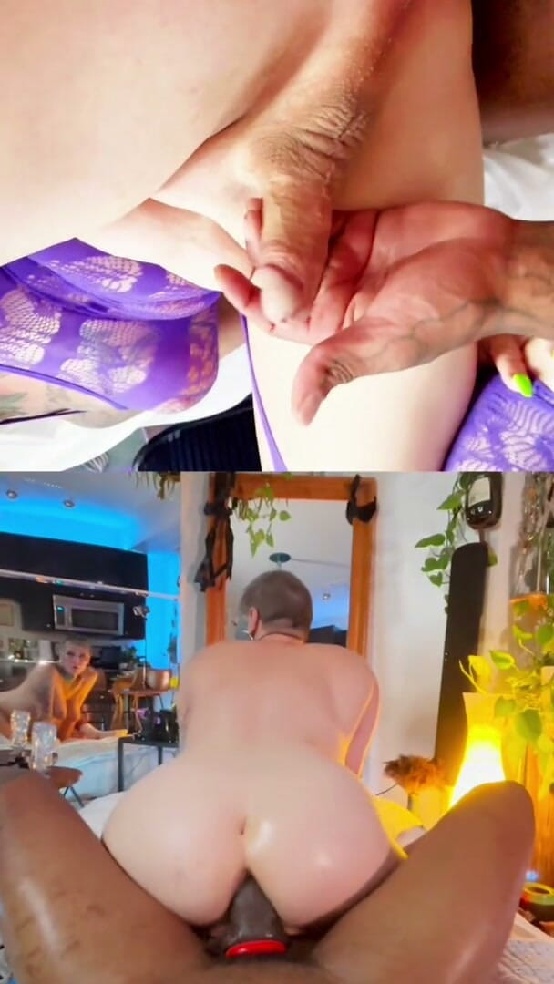 JRockstar82: Jrockstar82 &amp; TS Diana Deelight, forage et remplit multi-angles, POV sans...