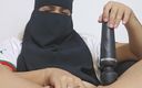 Sweet Arabic: Echter arabischer hijab niqab stiefmutter masturbiert sahnige muschi - Jasmin sweetarabic -...