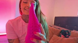 Anal Gaping Spit Play and Farts Using My Large Dildos!
