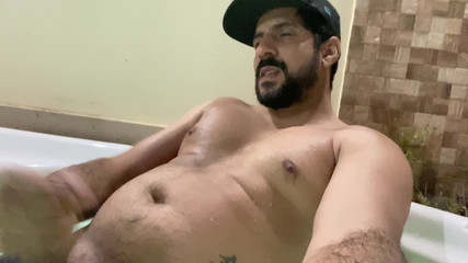 Licking me with pleasure: Mastürbasyon yaptıktan ve karnına döl yadıktan sonra jakuziye boşalıyor