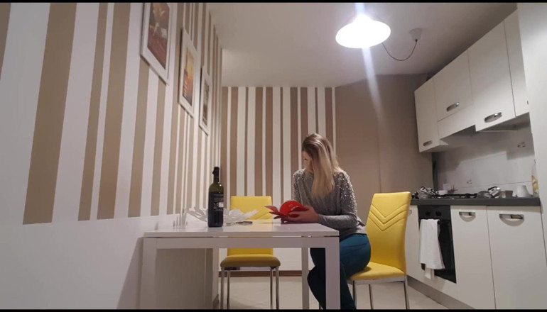 Erotic Tanya: Cute Blonde Reading and Farting Hard