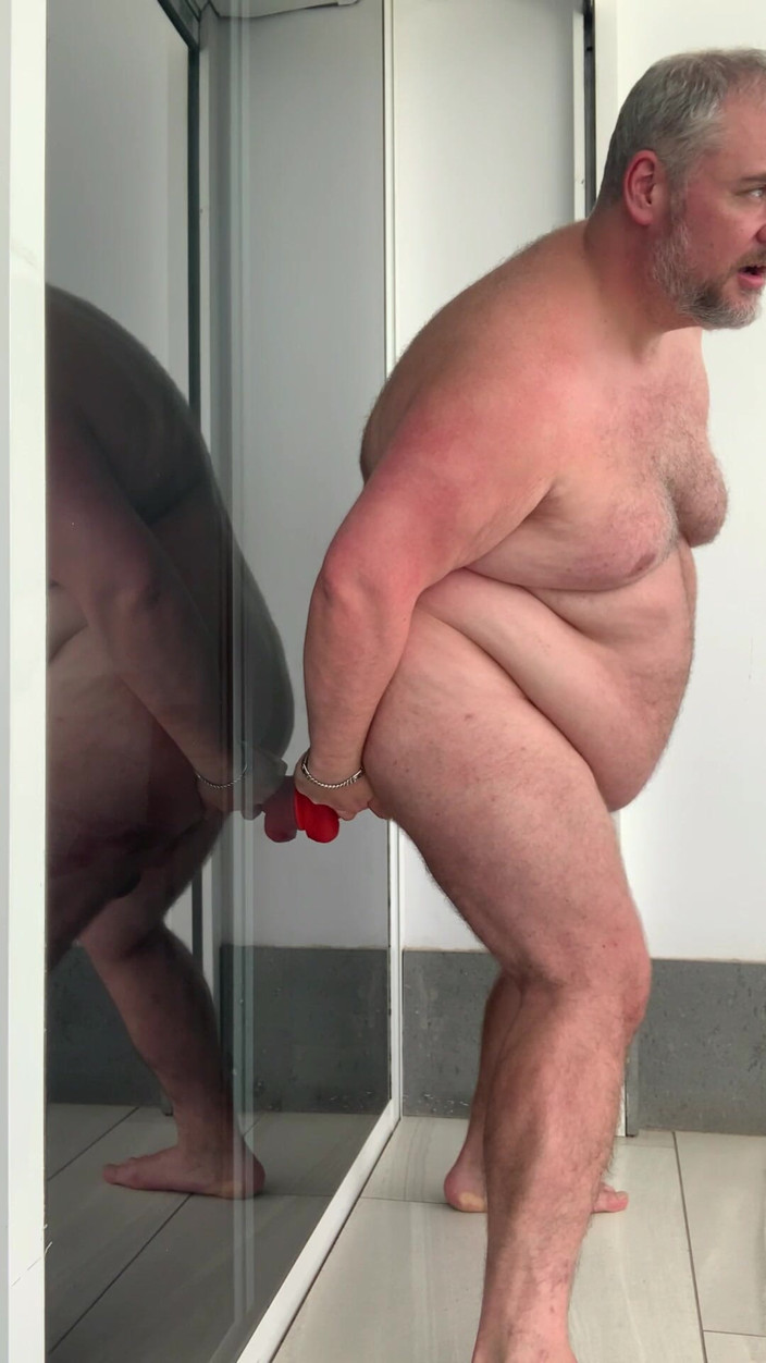 B A Bear: Jazda Dużym Dildo Z Moją Grubą Dupą