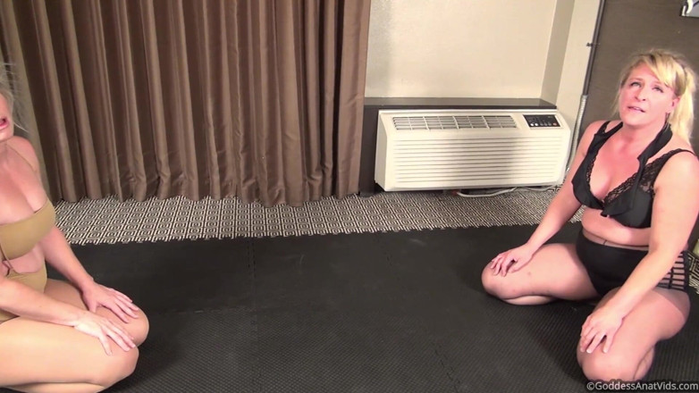 Goddess Anat Official: Chloe vs Anat, competitive wrestling