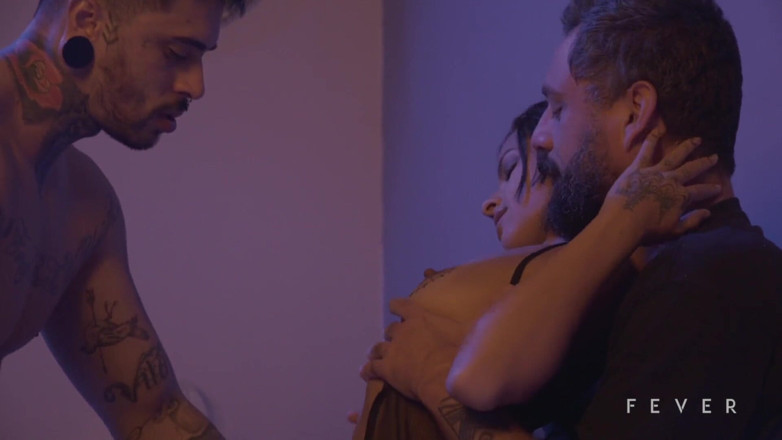 Fever Films: Teen Latina enjoy two dicks after dinner