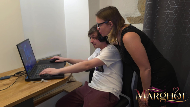 Sexymarghot: Too Busy with Her Console, I Ask My Stepson to...