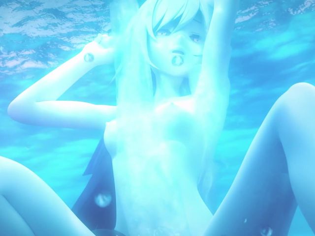 Anime Blonde Gets Fucked by Water Monster Cocks (Jackhallowee)