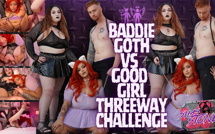 Silas Stone XXX: Gordas Baddie Goth vs Good Girl Em trio