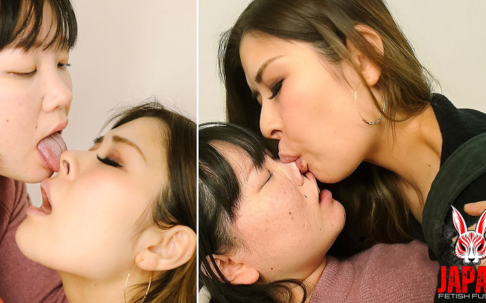 Japan Fetish Fusion: Дыхание Харука Misaki сильное... и это переключается на Рен Сайжо, который не перестанет лизать ее нос.
