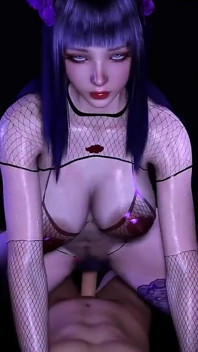 La diosa de la envidia digital: curvas divinas - animación 3D hentai